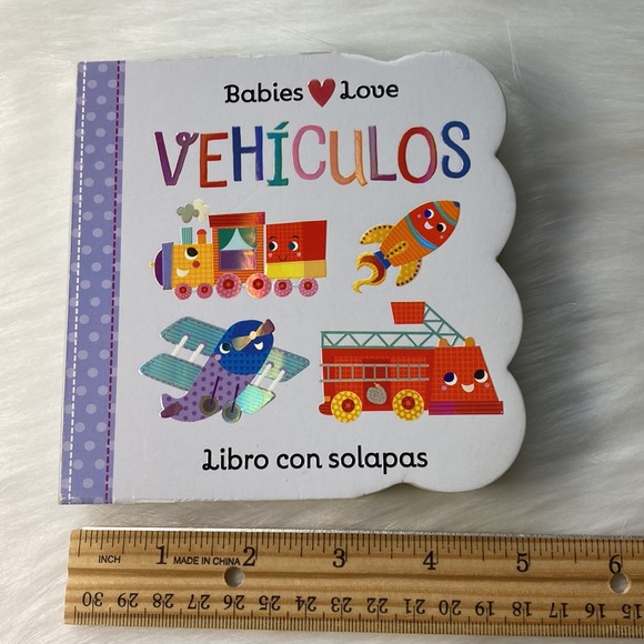 Lift the Flaps Baby Board Books in Spanish Primeras Palabras & Vehiculos - Picture 12 of 15
